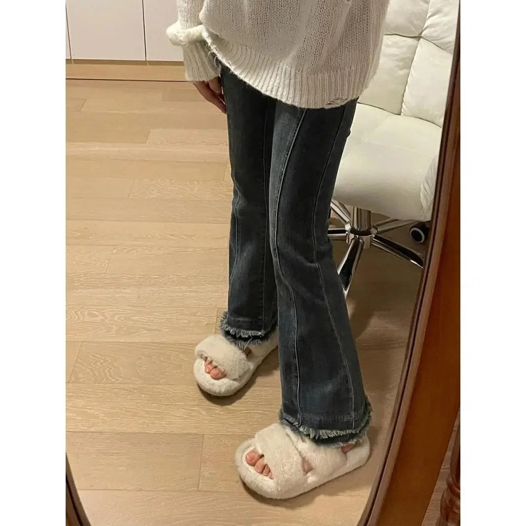 Dżinsy Damskie 2025 Spodnie Damskie Ubrania Cuteore Plus Size Duże Rozmiary Krągła Sylwetka Kobieta Denim Moda Wygodne Podstawowe Proste