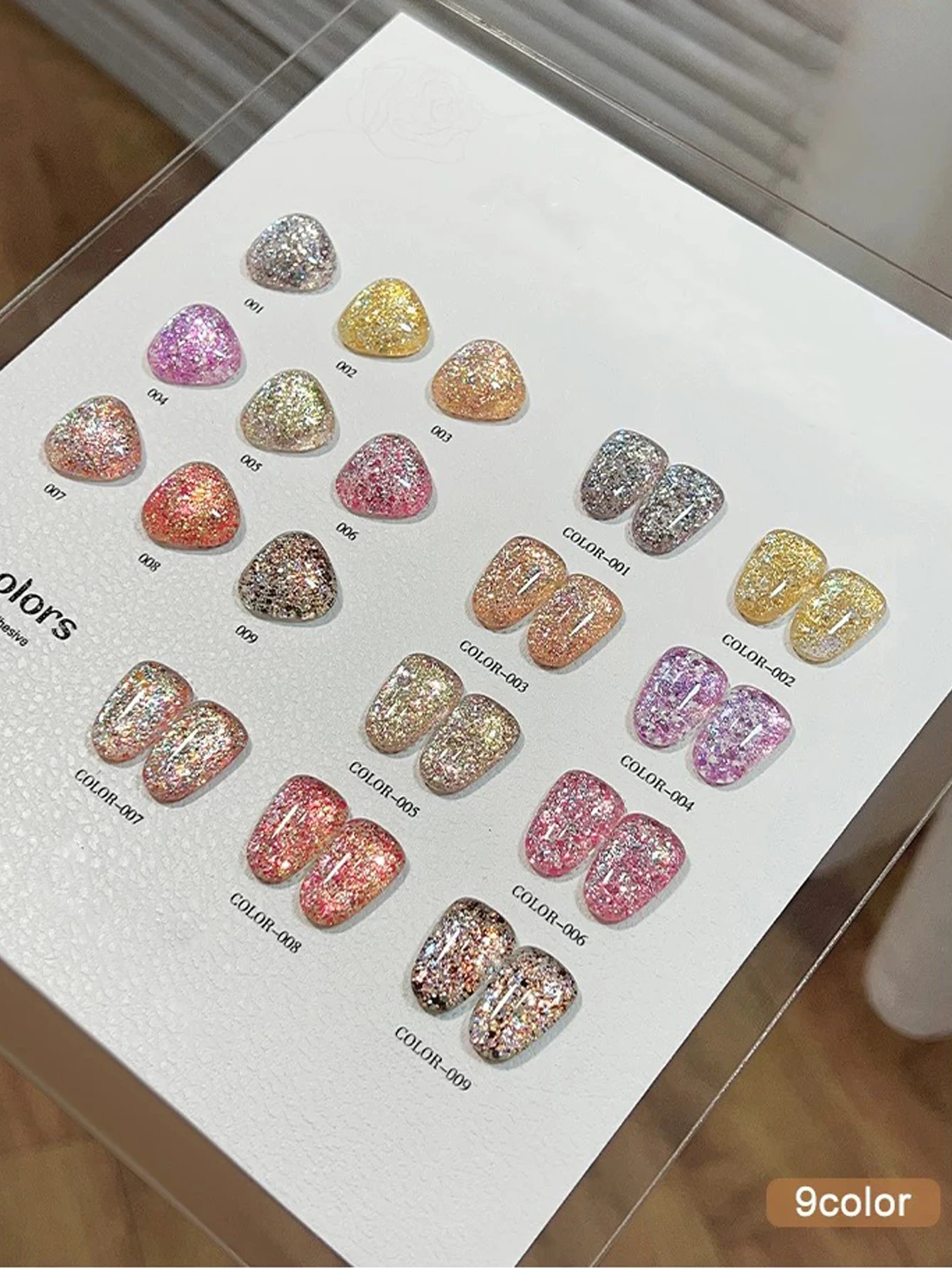 

1 комплект гель-лака для ногтей - 2025 Extreme Sparkle Crushed Diamond, неоновые отбеливающие мерцающие принадлежности для ногтей для летних вечеринок для женщин