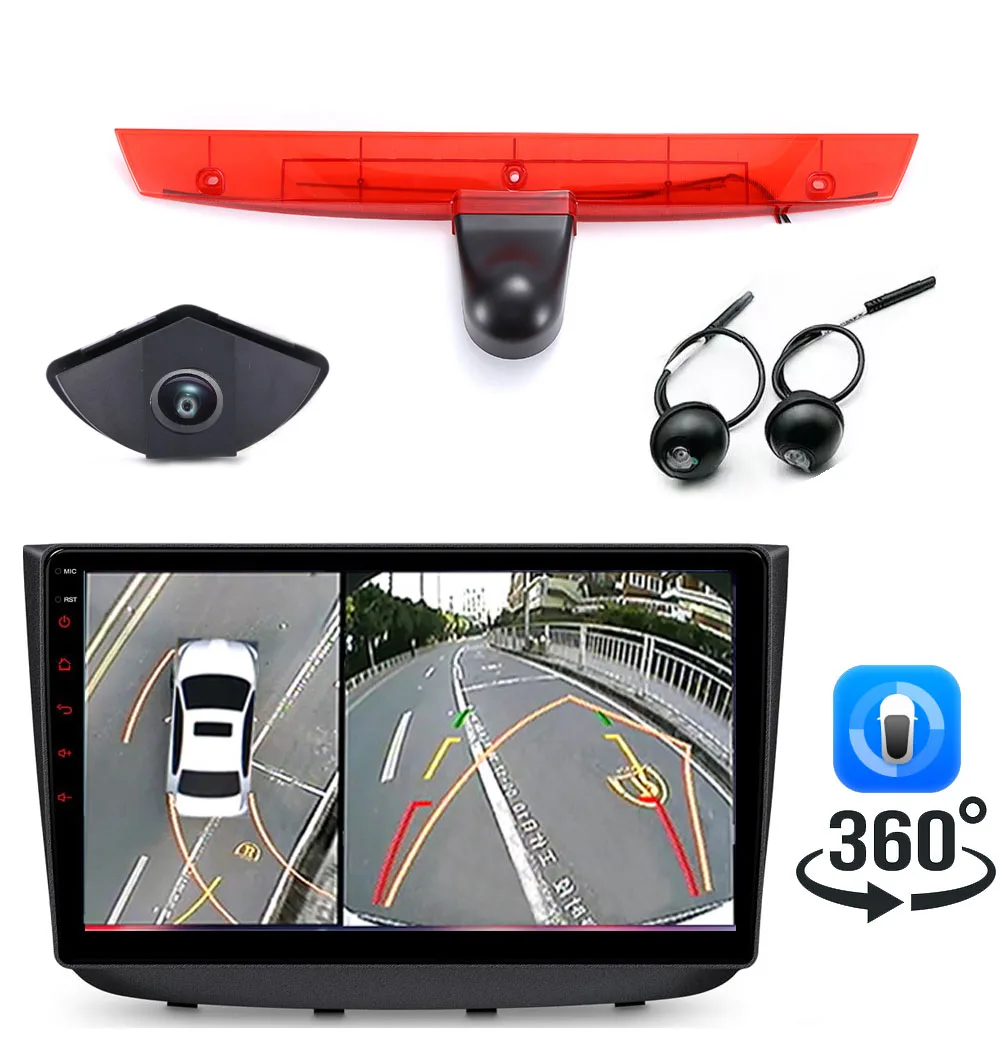 Android Car radio Carpaly GPS Navigation 360° Panorama camera For Mercedes-Benz Viano Vito Bus W639 109 110 111 112 113 116 119