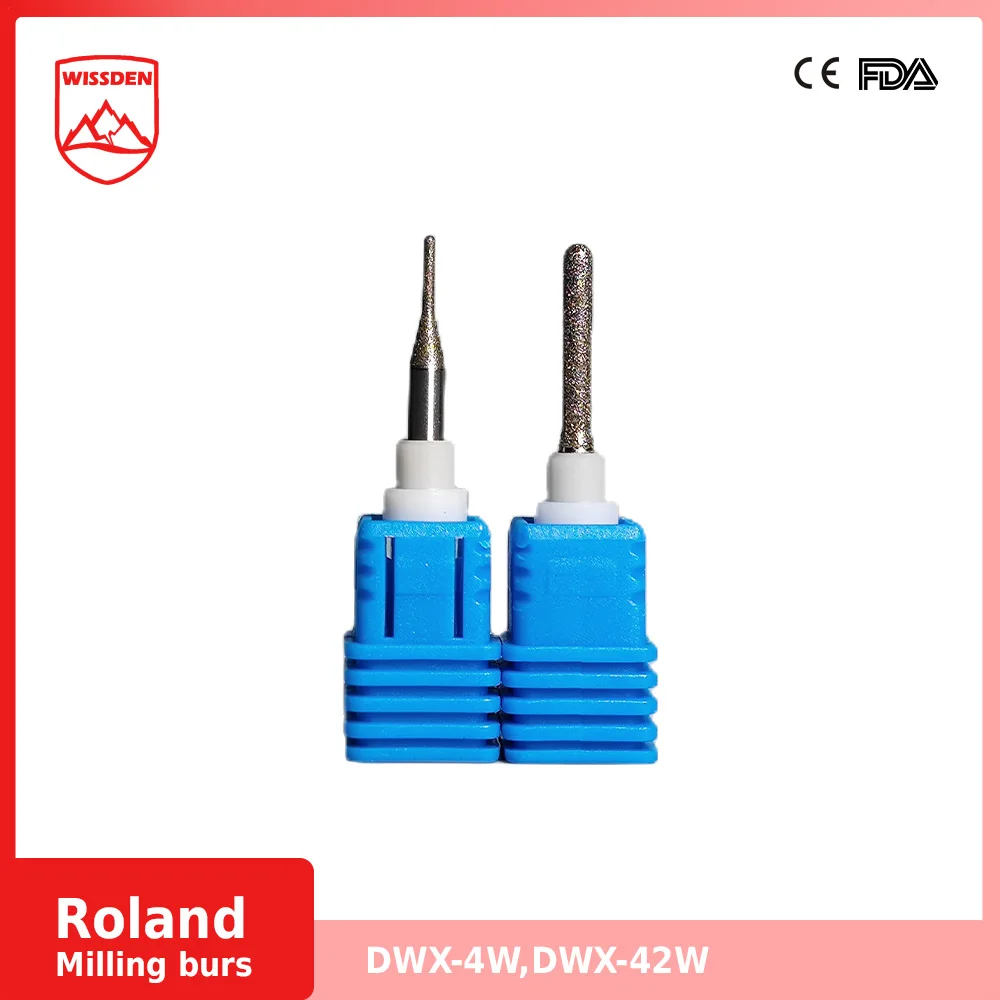 Milling burs For Roland DWX-4 DWX-4W DWX-42W DWX-50  DWX-51  DWX-52 Milling Machine 2Pcs