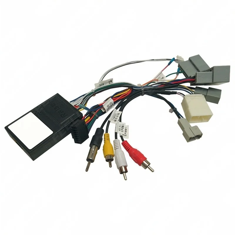 Arnés de cableado de Radio, decodificador de Bus CAN, enchufe a conector ISO, adaptador de Cable Android para coche para Honda CRV 2012-2013