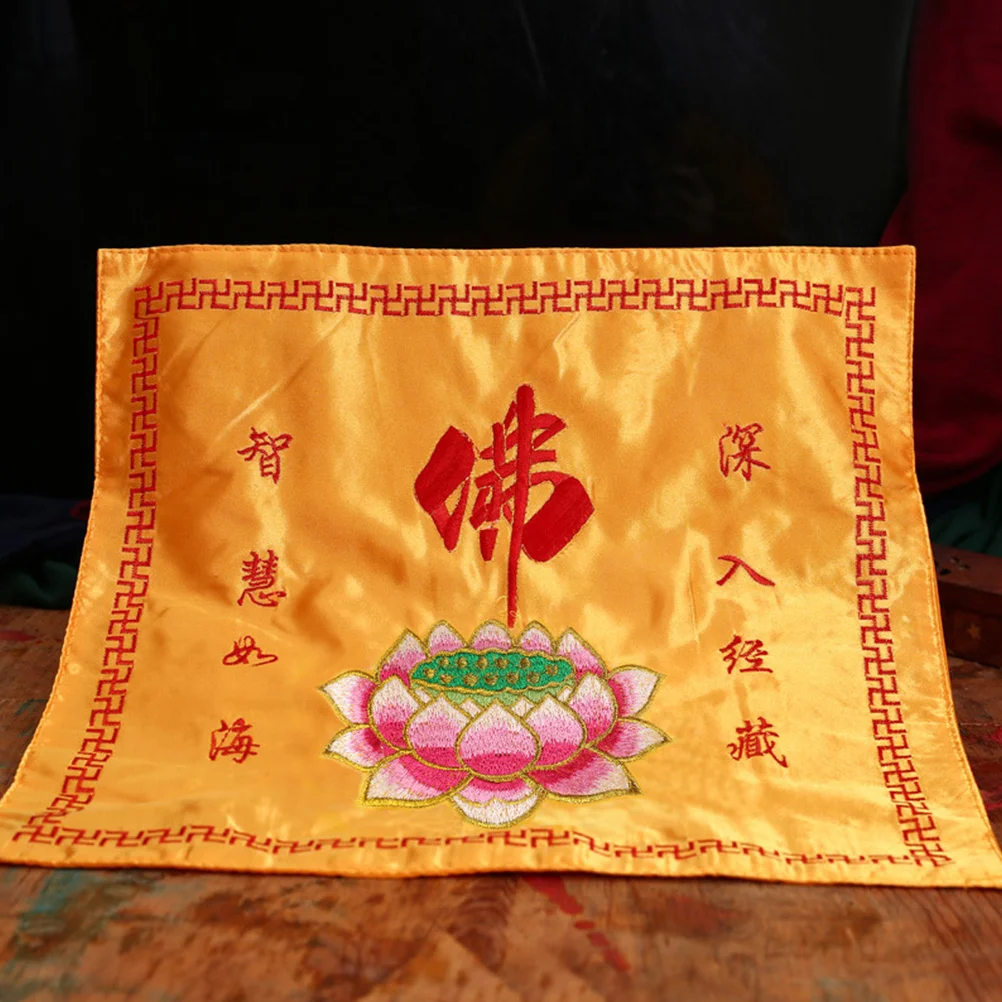 

Decoration Woven Cloth Zen Scriptures Binding Style Packing Gothic Book Embroidery Cloths Covering Wrap