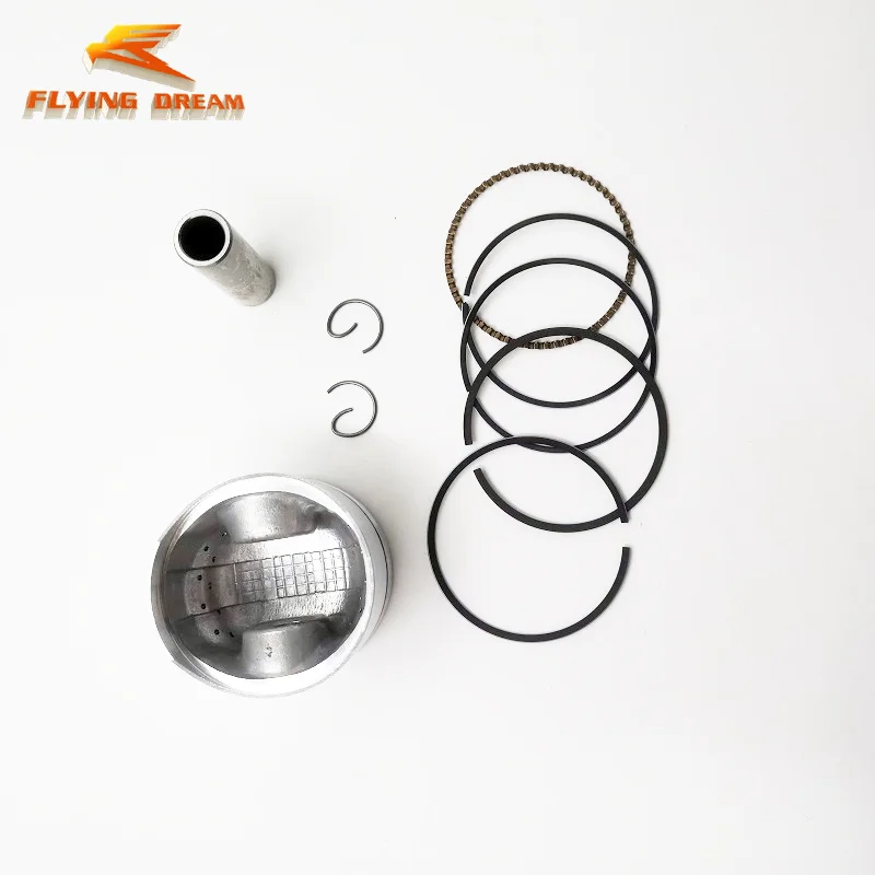 Original LF125 LF120 Piston Set 52.4mm 14mm Pin For Lifan 125cc 120cc 1P52FMI Horizontal Engine Dirt Pit Bike ATV