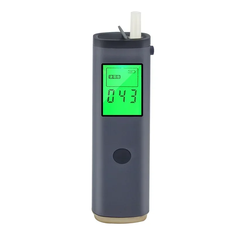Newly AT-009 Electrochemical Alcohol Tester Blow-on type digital voice detector after drinking