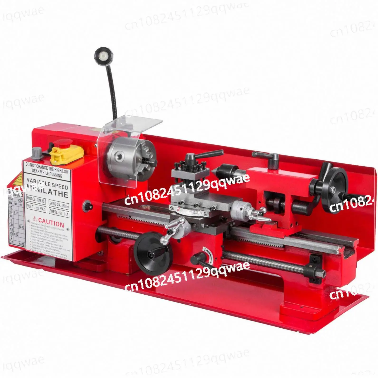 7 X 12 Variable speed metal lathe Small desktop numerical control lathe Mini machine manual lathe