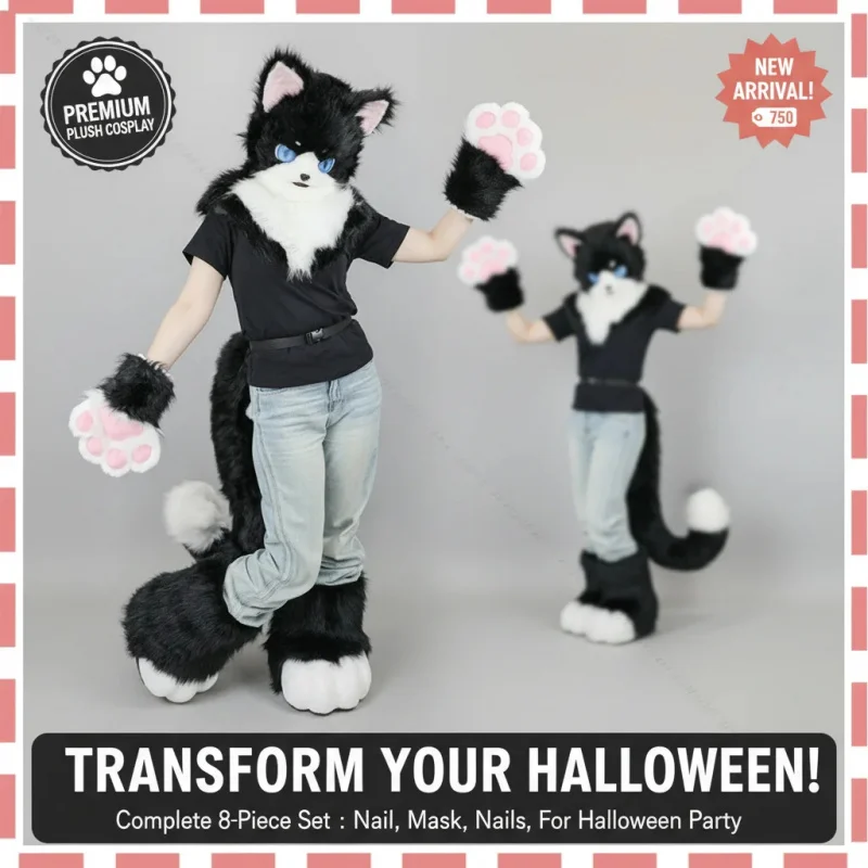 

▶❤Pomni Cosplay Costume Anime Joker Circus Cartoon Unisex Halloween Party Set Hat Gloves for Women Men Kids❤◀
