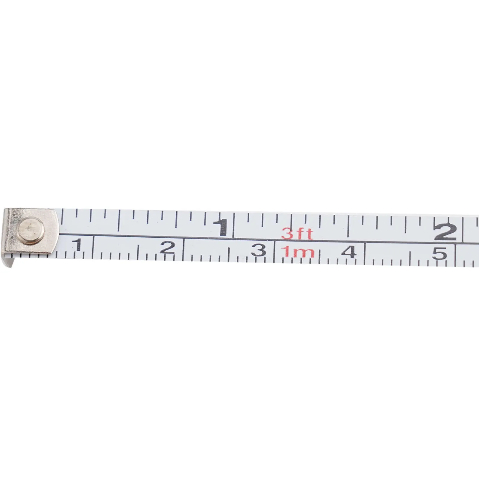 Keychain Ruler Metric Inch Tape Sturdy Construction Versatile Keychain Feature Compact Design Dual-sided Measurement