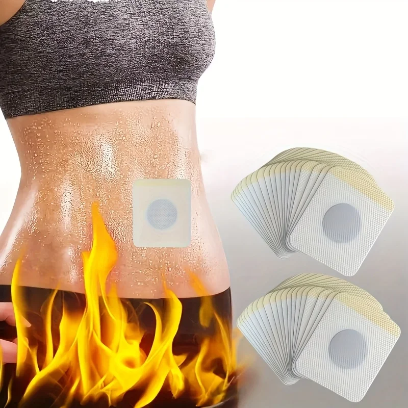 100 قطعة من رقعة البطن، رعاية السرة والساق مناسبة للجميع، رقعة الخصر والبطن متعددة الوظائف، مقاس مريح