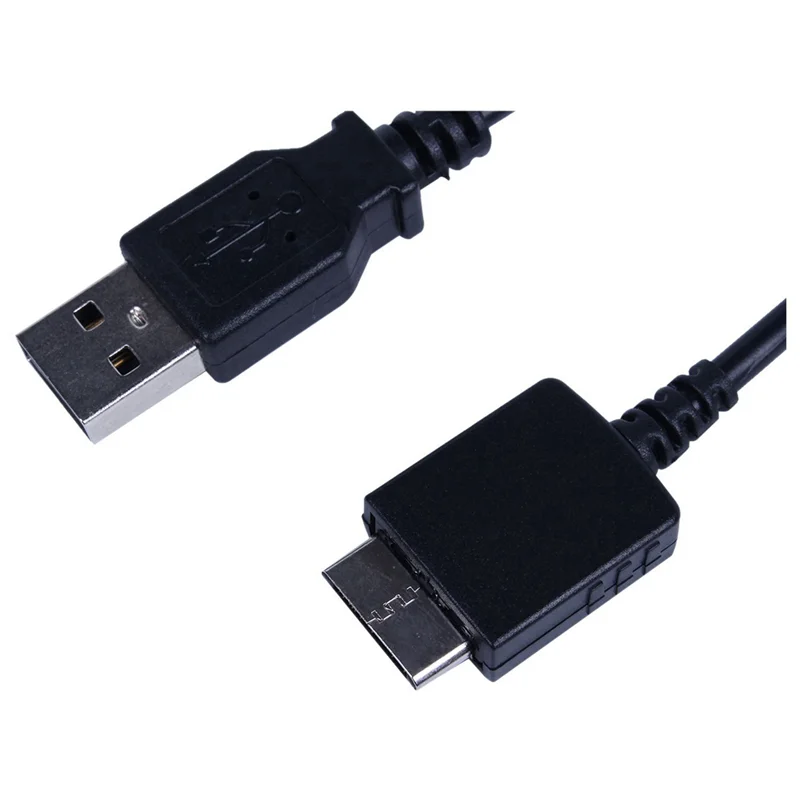 A45U 2X USB Data Charging Cable Cord For Sony Walkman E052 A844 A845 MP3 MP4 Player Black