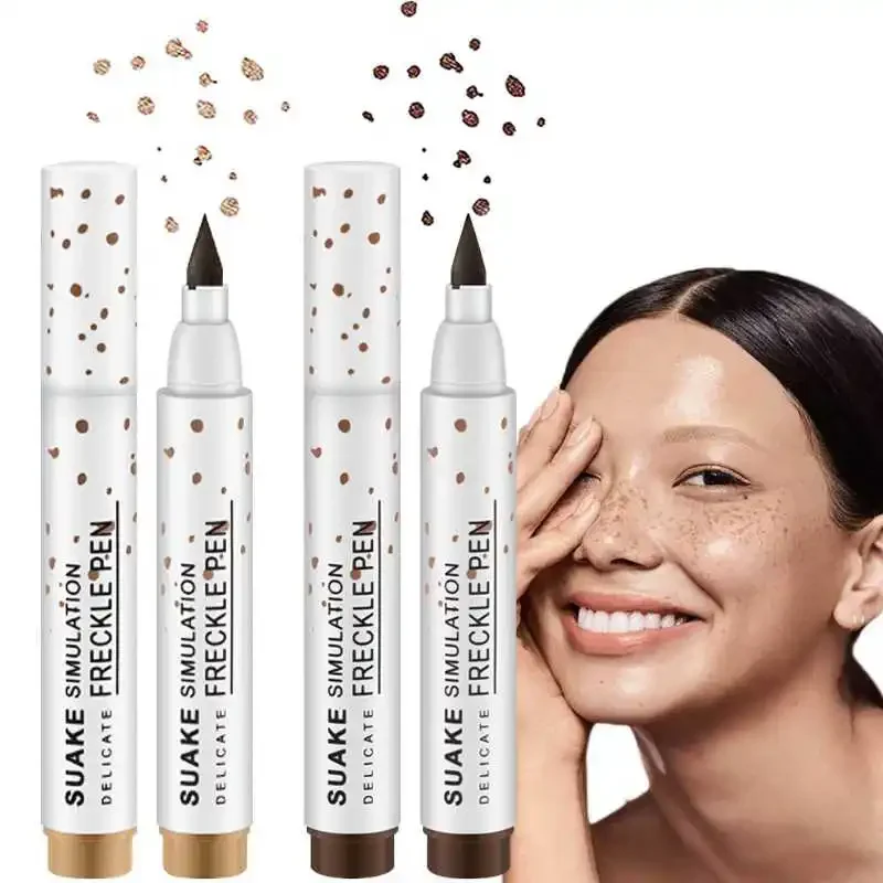 1PC Face Fake Freckles Pen Natural Waterproof Lifelike Fake Freckles Pen for Long Lasting Look Dot Spot Pen Makep Tool Cosmetic