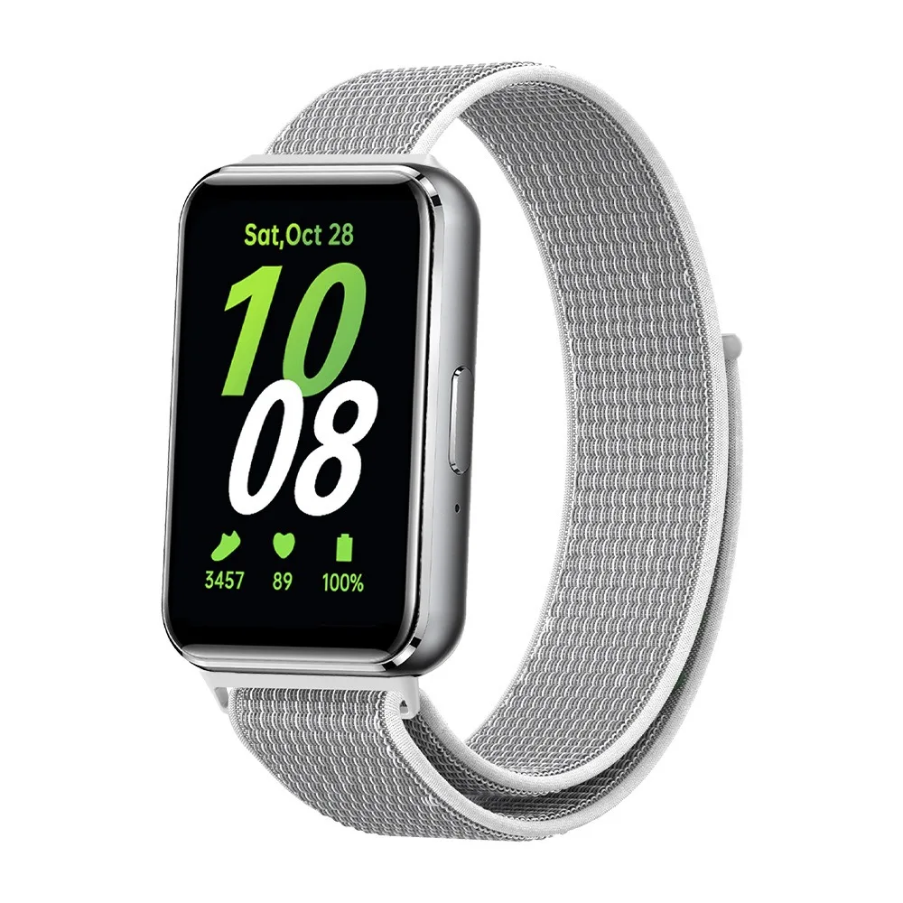 สำหรับ Samsung Galaxy Fit 3สายรัดข้อมือยืดหยุ่นปรับได้สายรัดไนลอนสำหรับ Samsung Galaxy Fit3 watchband อุปกรณ์เสริม