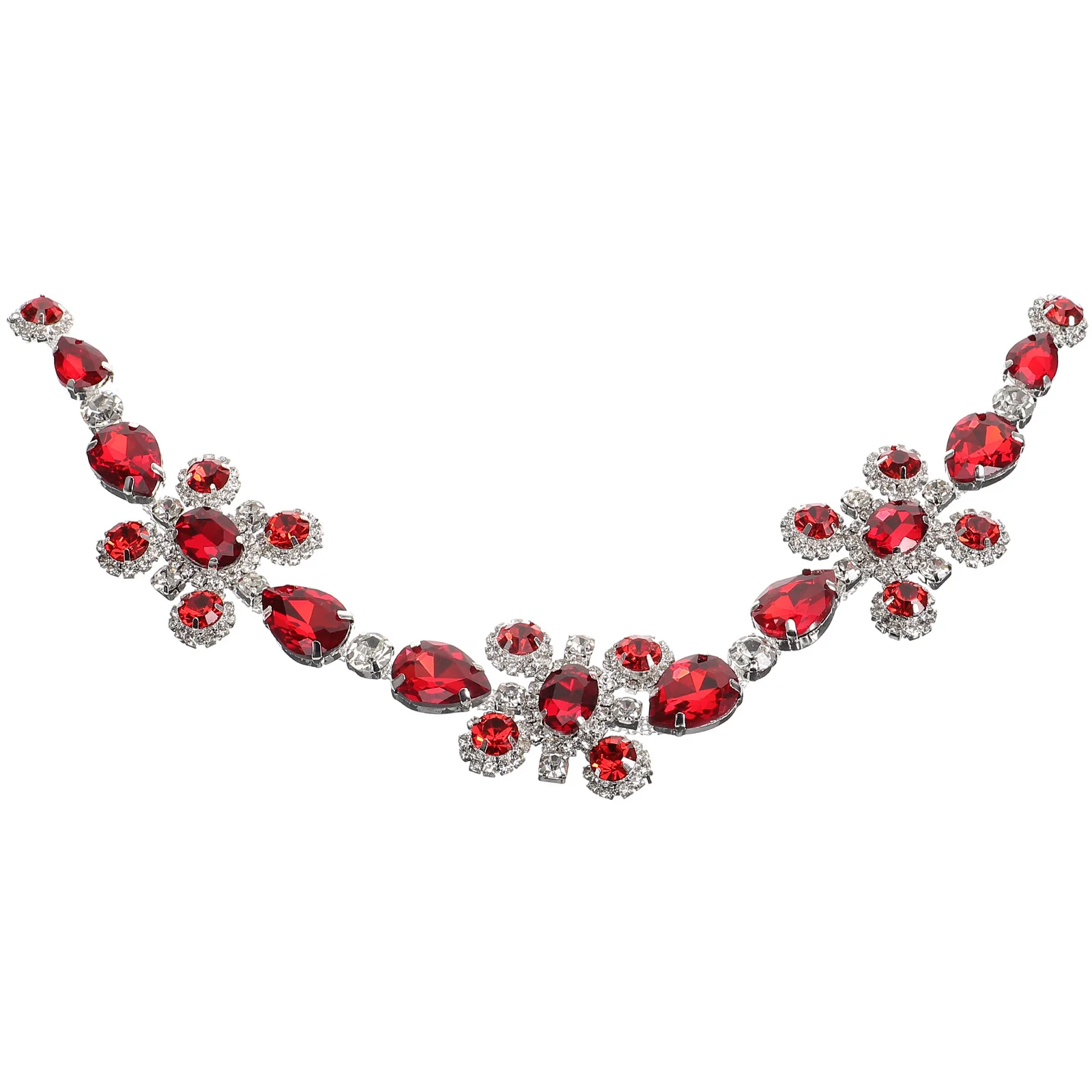 

Waterfall Rhinestone Applique For Diy Dress Sash Belt Bridal Wedding Shoes Decorative Patches Craft Clothing Accessory