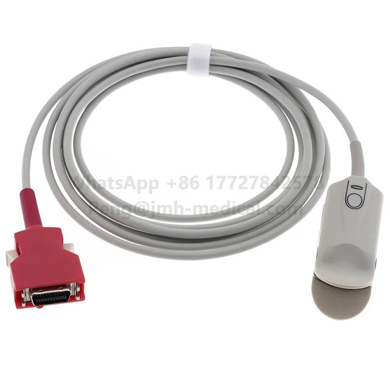 Compatible With Spo2 Sensor of Physio Control Lifepak 15 Monitor,Pulse Oximetry Probe Cable Finger/Ear.