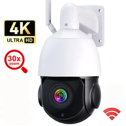 wireless 5MP WiFi PTZ 4K 8MP Dome two way talk Outdoor Speed Dome auto tracking WiFi IP PTZ 30X Zoom