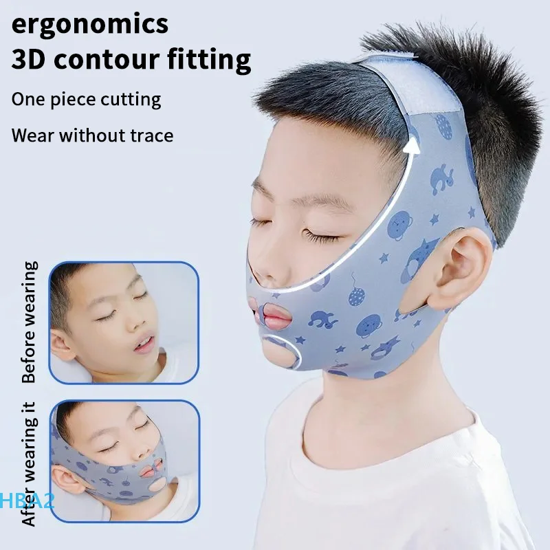 【H】Open Mouth Breathing Correction Chin Strap Anti Snoring Belt Mouth-Sealing Gifts For Women Men Better Breath Health Care