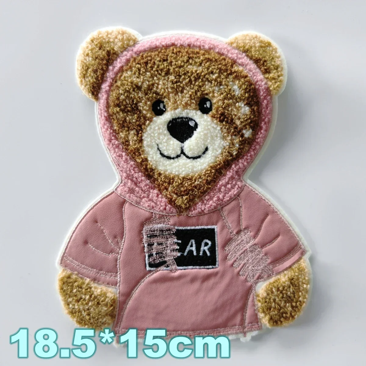 Embroidery Cat Patch Animal Cartoon Towel Bear Patches,chenille Bears Badges,cats Appliques for Clothing A2112101