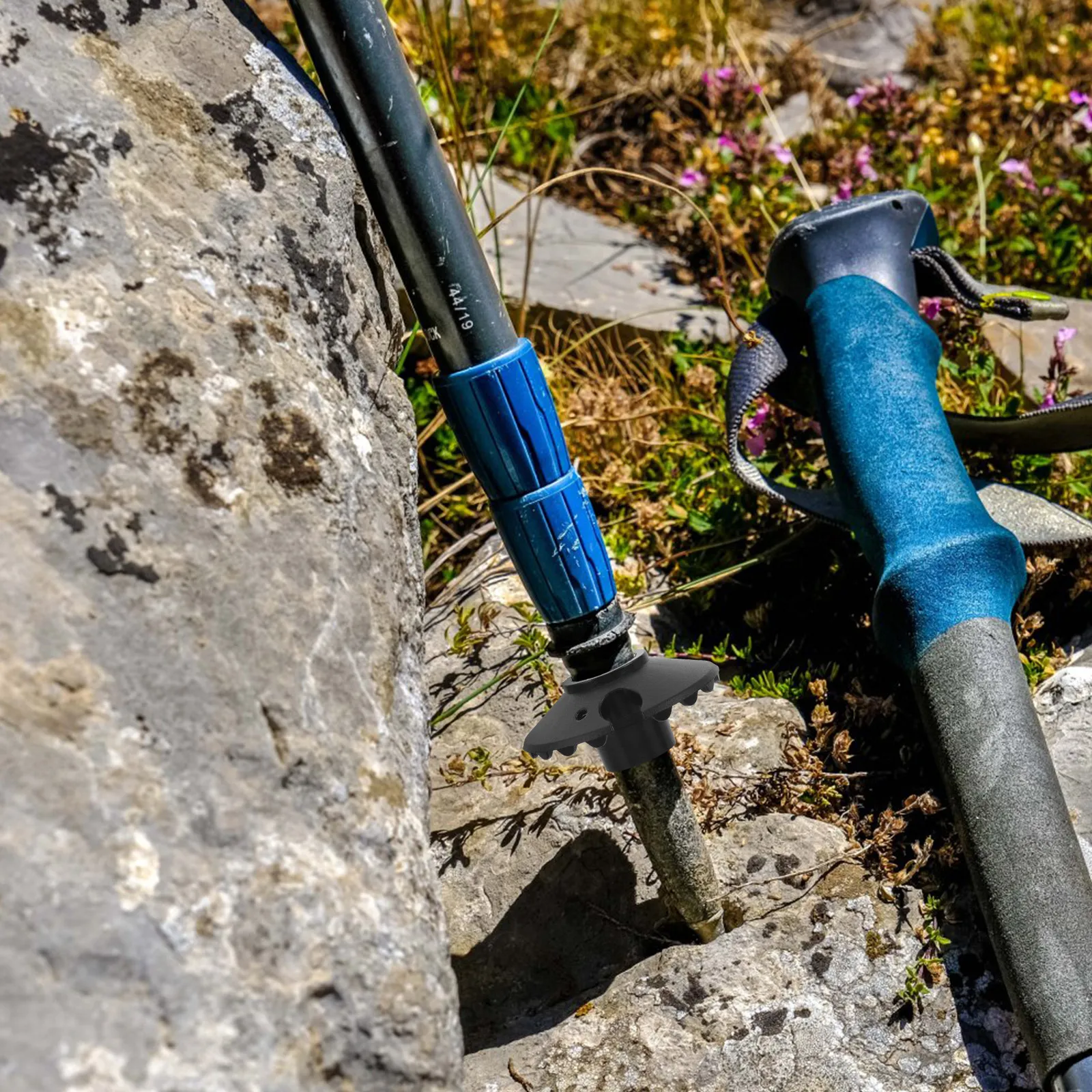 

10Pcs Trekking Pole Tip Covers Plastic Mud Pads for Hiking Walking Sticks Anti-Skid Climbing Pole Protection