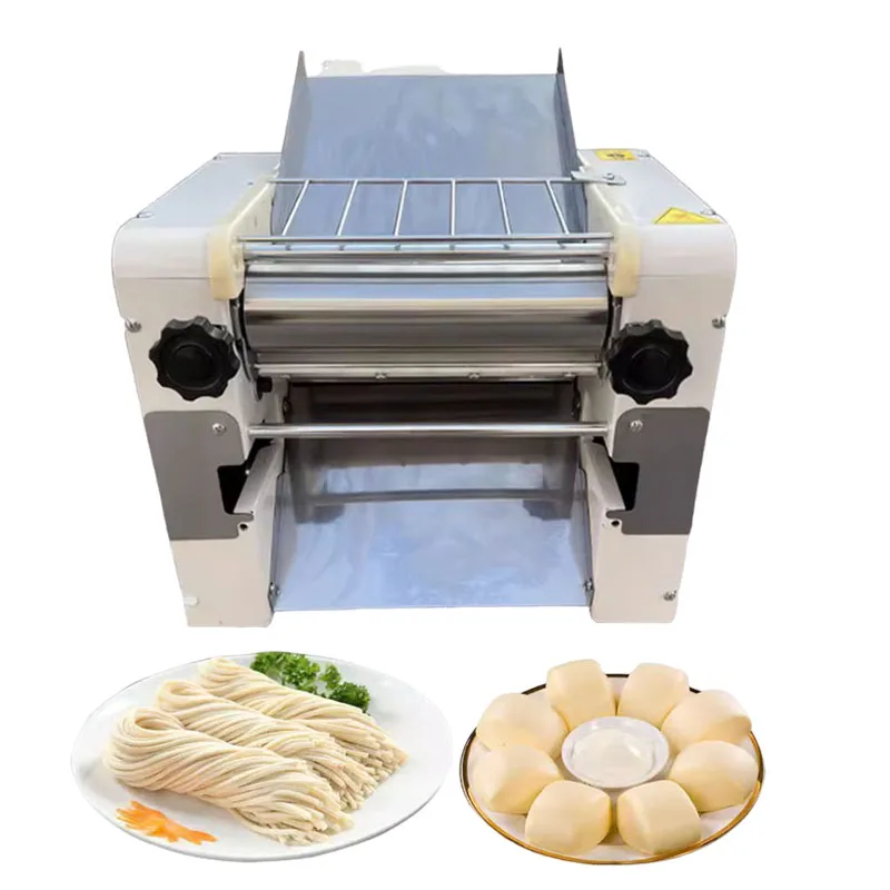 Stainless Steel Desktop Commercial Kneading Dumpling Maker Noodle Press Machine Noodle Machine Electric Dough Roller Pasta