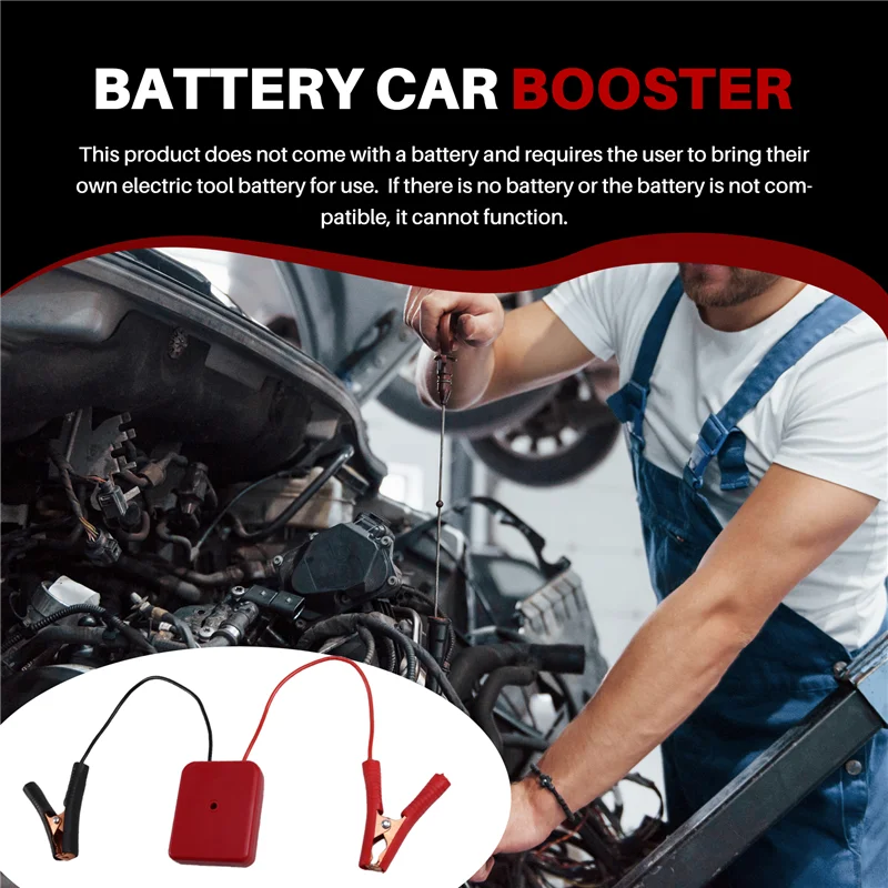 

AT19-18V Battery Car Emergency Power Booster Igniter For Milwaukee Jump-Starter DIY Adapter