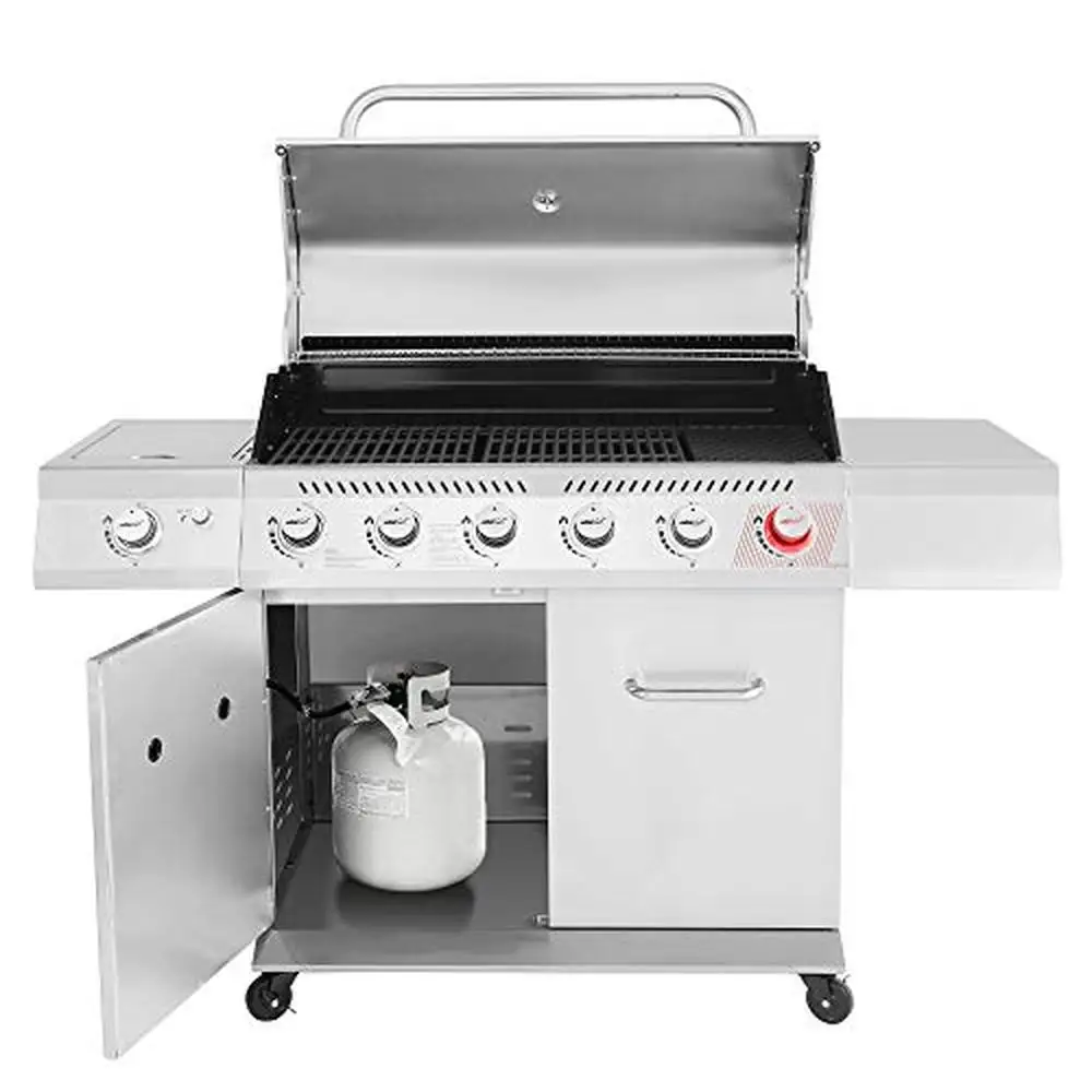 Propane Gas Grill with Side Burner High BTU Output & Sufficient Cooking Space Fast Ignition & Even Heat Distribution Mess-free