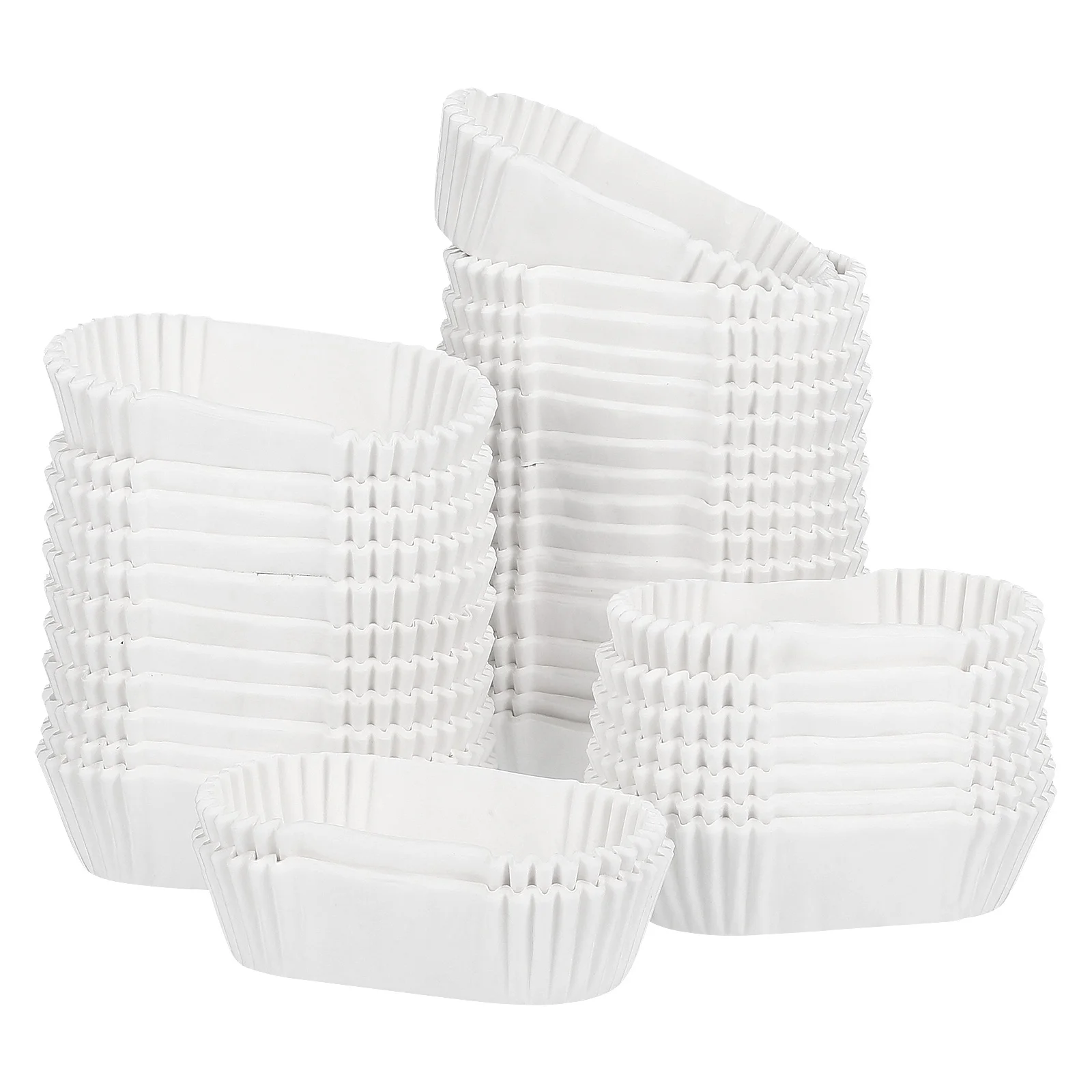 

1000 Pcs Paper Dessert Bowls Cake Case Oval Cups Bread Tray Holders Disposable Baking