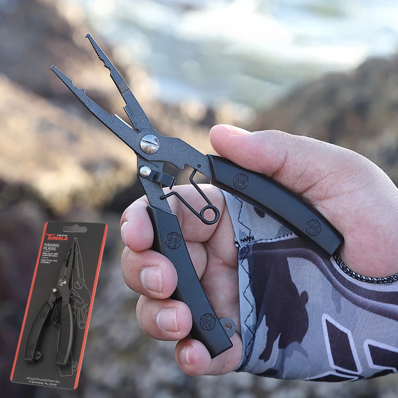 ★▲Steel Fishing Line Cutter Accessories Fishing Tool Split Ring Pliers Fishing Pliers Hook Remover Stainless Steel Line Cutter