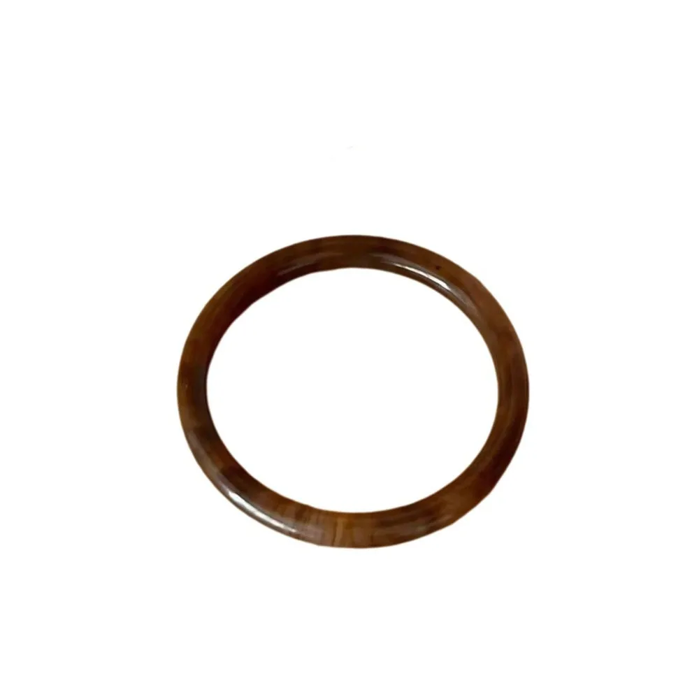 Fashion Muticolor Resin Bracelets Stackable Bohemia Round Bangle Wristband Hand Ring Geometric Bracelets Girls