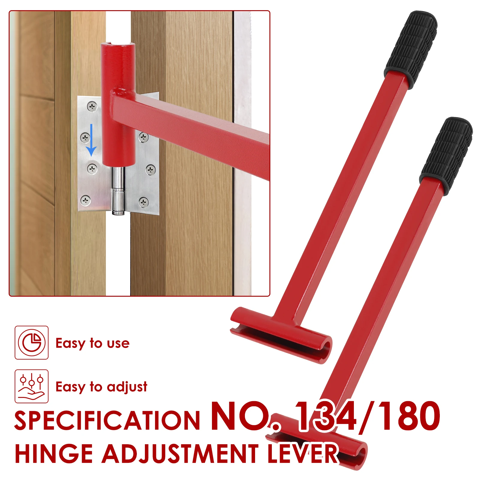 Hinge Bender Sturdy Hinge Adjustment Tool Easy Use Hinge Bender Wrench Portable Door Hinge Tool 134 Gauge or 180 Gauge Hinge