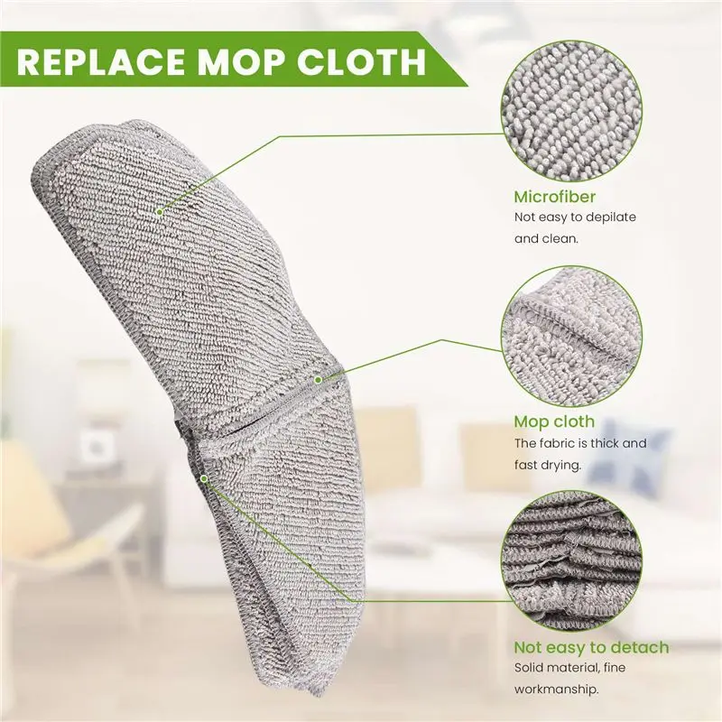 

Cleanable Microfiber Mop Cloths Replacement Parts For Midea S8+ M7 Pro Robotic Vacuum Cleaner Top-Rated