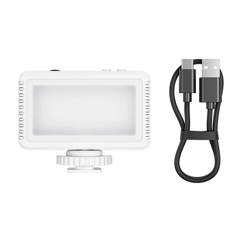 สีขาว Mini LED Video Light แฟลชสิ่งที่แนบมา 5600K 95 + เติมแสงสําหรับ Sony ZV-1F ZV1F ZV-1 II ZV1II ZV1 A7 กล้อง Mirrorless