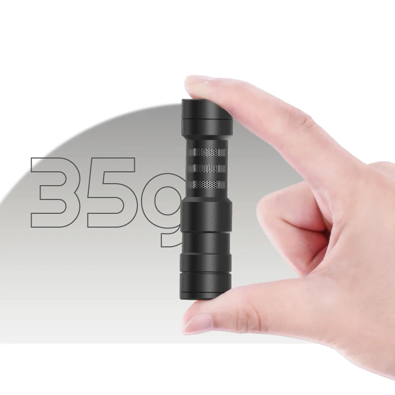 NUNAVO ميكروفون بندقية فيديو مدونة فيديو بودكاست مكثف ميكروفون مقابلة لـ insta360 ace/rs/one r/dji pocket3/osmo action2/3/4/5pro/6