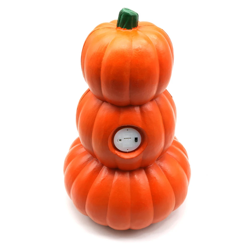 

Halloween Creative Pumpkin Lantern LED Stacked Light Up Pumpkin Decor Battery Powered Festival Theme Home Party Decorations