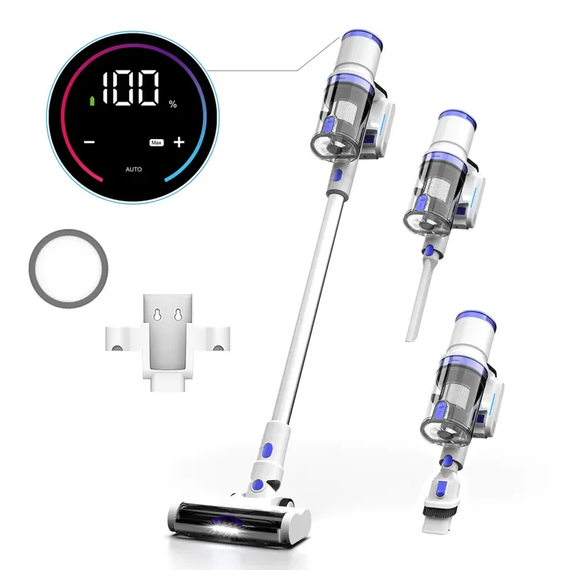 300W Rechargeable Battery Portable Cordless Cyclone Brushless Motor Vacuum Cleaner 90 Days Bagless Household Car Pet