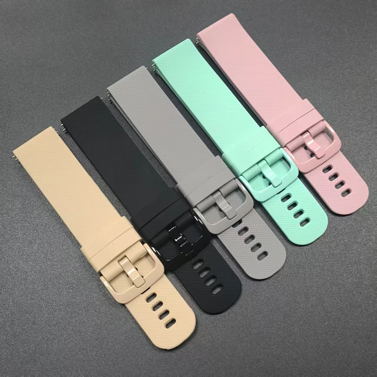 For Garmin D2 Air X15 Watch Band 20mm 22mm Rubber Strap For Garmin Venu 4 3 2/Forerunner 570 165 245 255/Vivoactive 6 4 Bracelet
