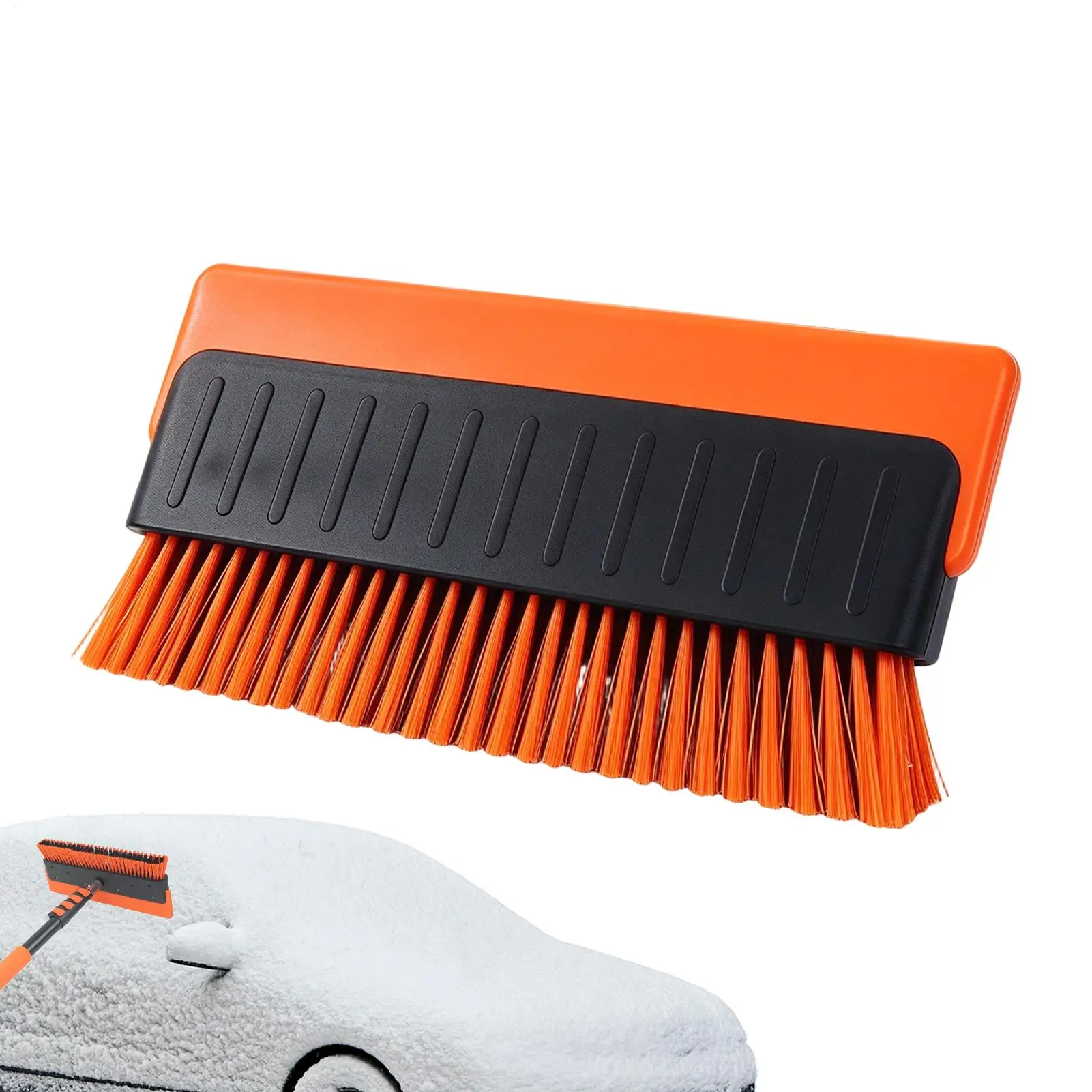 Snow Broom Universal Thread Heavy Duty Cleaning Tool Without Pole Snow Removal Roof Rakes For Car Truck Automotive Suv