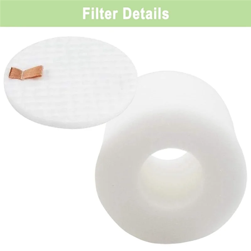 Promotion!5PCS Vacuum Filter Sponges For Shark IQ RV1001AE RV101 Replacement Accessories Efficient Household Cleaning