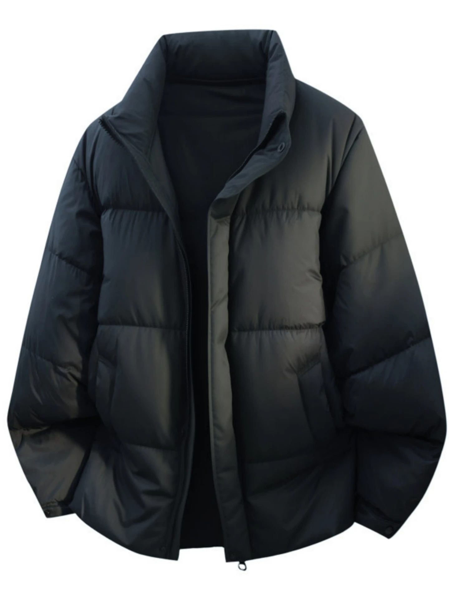 

Men's Winter Thiened down Jaet White Du Feather ort Sle Stand Collar Outdoor Warm Windproof Faionable Youth Outer...