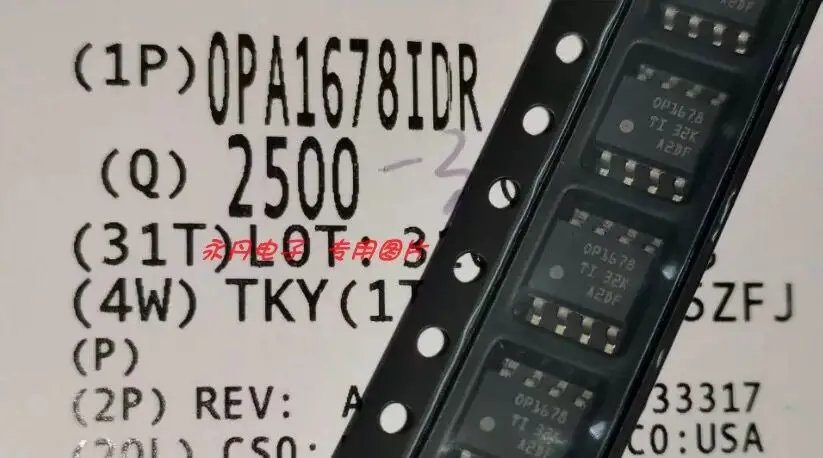 

10-20 шт./OPA1678IDR OPA1678ID OPA1678 СОП8
