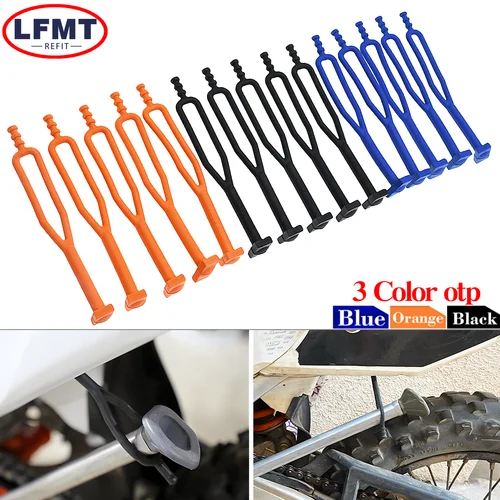 Correa de goma con soporte lateral para Husaberg Husqvarna TE FE TC FC TX FX125 150 250 300 350 390 450 501 para KTM 1998-2023 2024