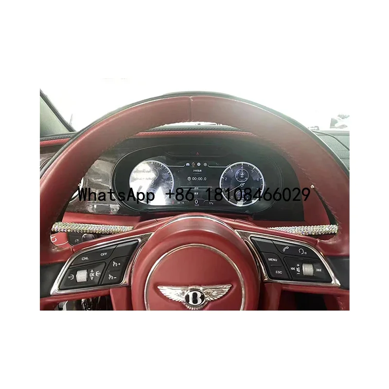 Digital Cluster For Bentley Continental Flying Spur 2005- 2019 Digital Cluster LCD Digital Dashboard Panel