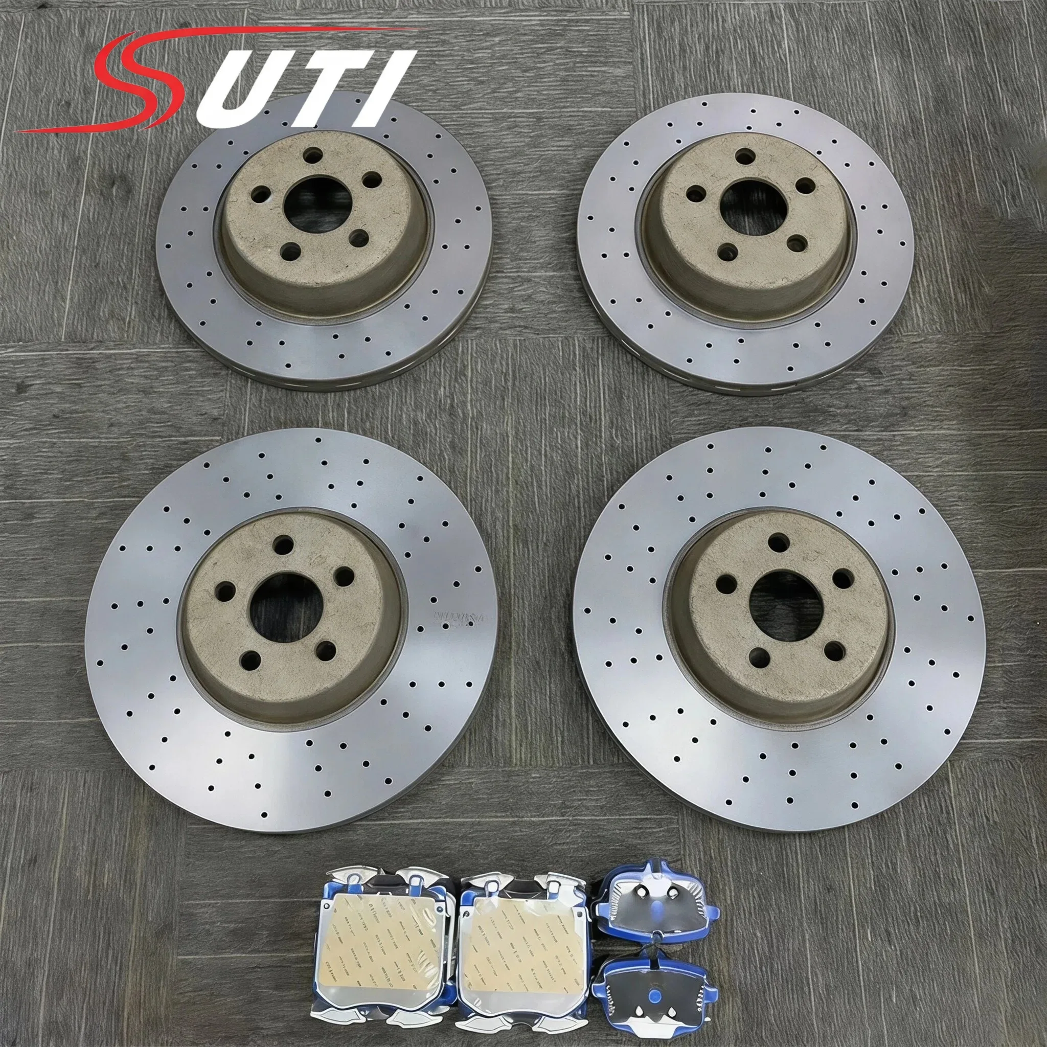 High Quality Custom MP Iron to Carbon Ceramic Brake Discs 395mm 370mm Replacement Refit Upgrade