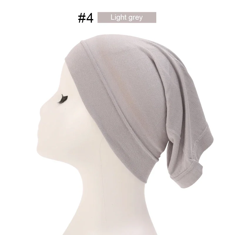 Image 6: Foulard Musulman pour Femme, Voile Modal, Hijab Musulman, Turban de Tête, Chapeau Islamique