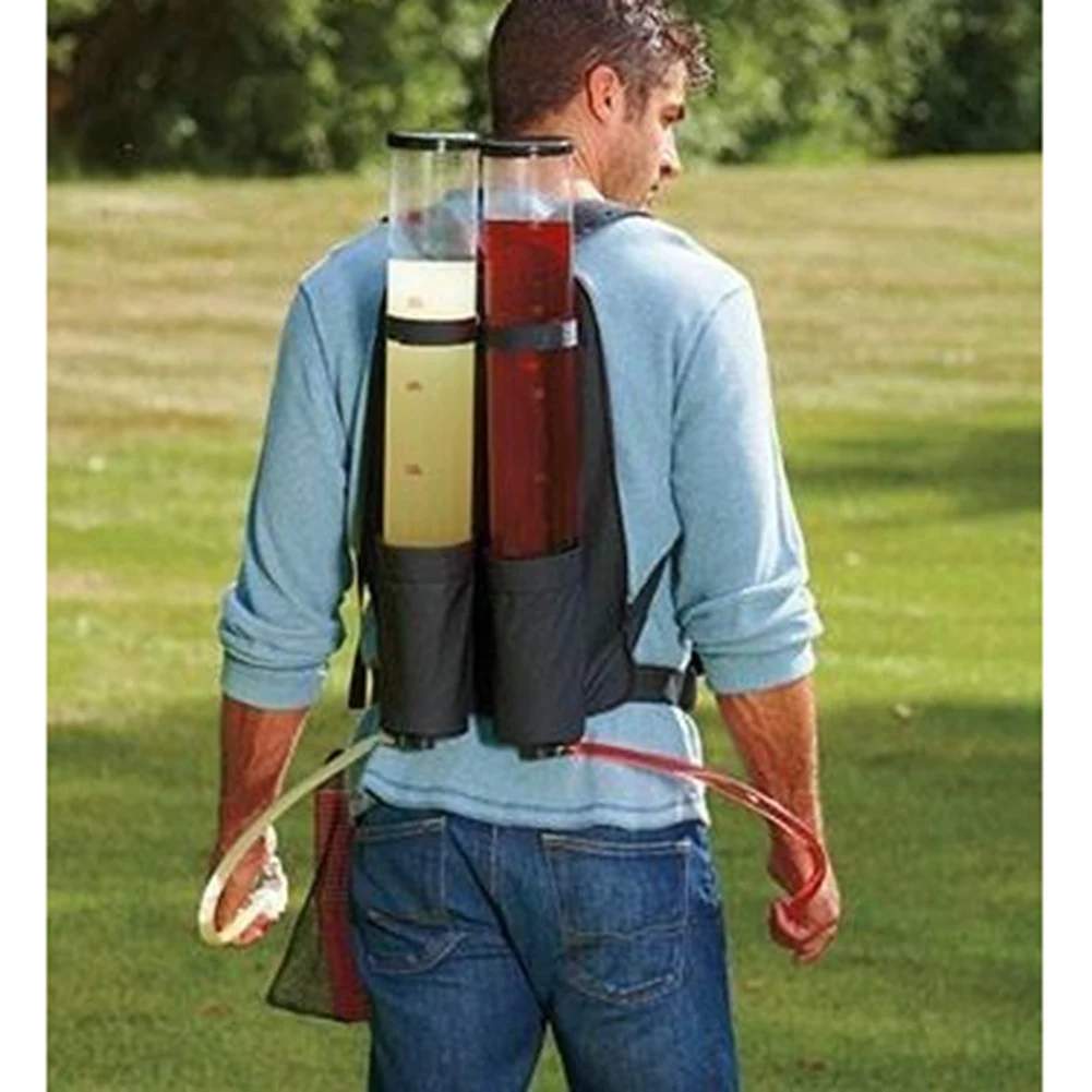 Double Tub Beverage Machine Beer Machine Backpack Gas Station Drink Hand Pressure Dispenser Travel Goods Beer Decanter-VVBC
