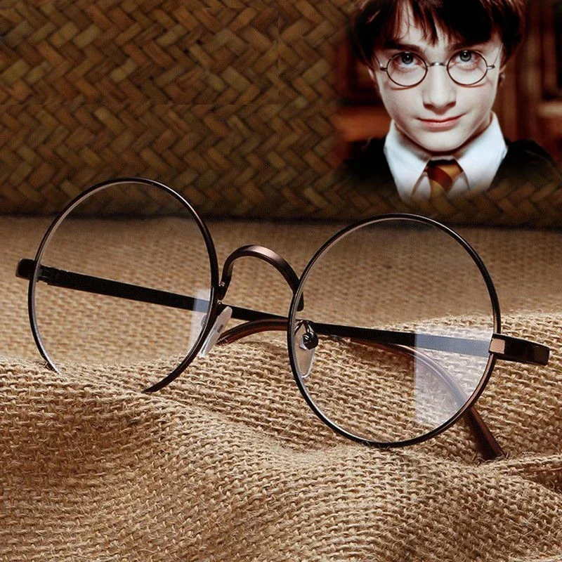 Fashion Vintage Retro Metal Frame Clear Lens Glasses Nerd Geek Eyewear Eyeglasses Oversized Round Circle Eye Glasses