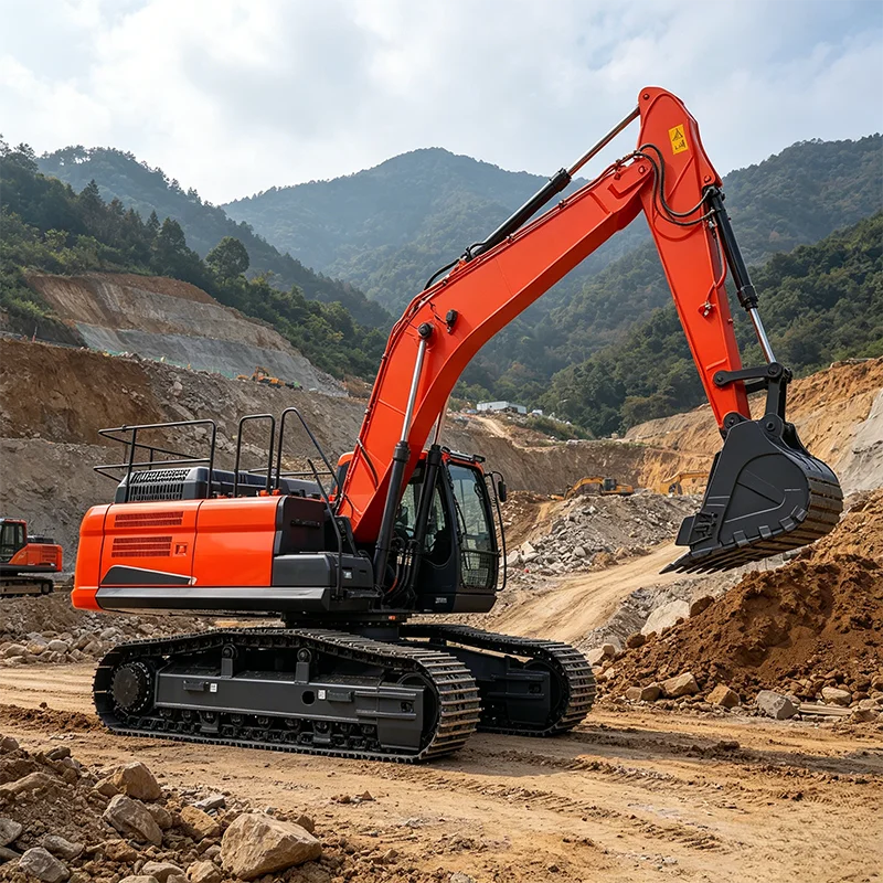 Large High Quality Excavator Heavy Duty Crawler Digger for Professional Contractors