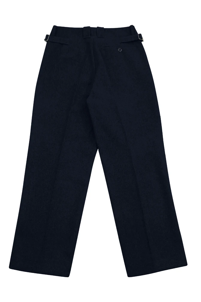 GUWR-012 WWII German Elite Marine Navy Blue Wool Officer Trousers