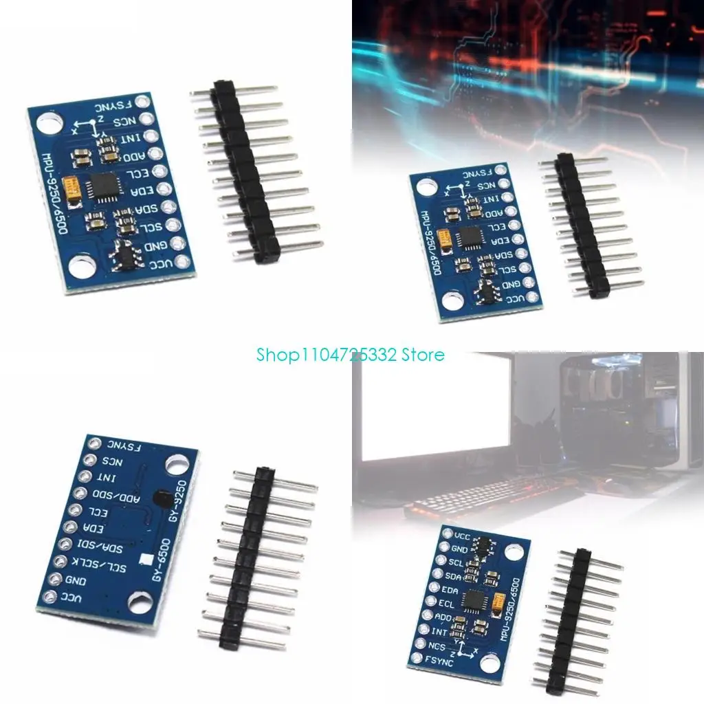 

P5EA MPU9250 9 DOF Sensoring Module GY-9250 Gyroscope Accelerometer Magnetometer for Precise Measurement