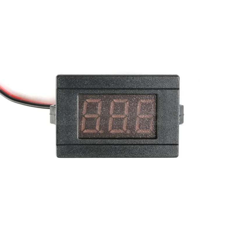 0.36Inch DC 4.5V to 30V 2-Wire Mini Digital Voltmeter LED Display Voltage Meter for Testing Car Motorcycle and Battery Cart