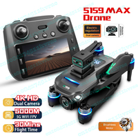 New Professional S159 GPS Drone 8k Camera Four-Axis Aerial Photography with Screen Remote Control 5000M 5G WIFI GPS FPV Drone