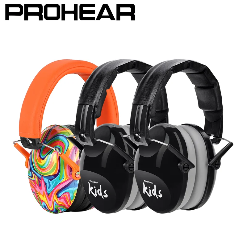 prohear-cartoon-print-earmuffs-black-ear-protection-hearing-protection-passive-noise-reduction-toddlers-ear-muffs-holiday-gift